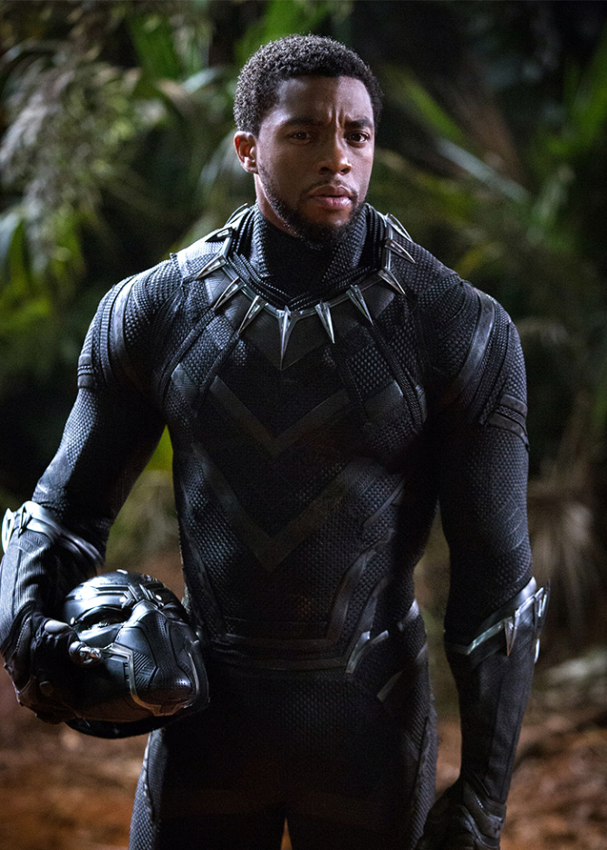  Panthère noire Chadwick Boseman comme T'Challa / Panther noir Crédit: Matt Kennedy / © Marvel Studios 2018 
