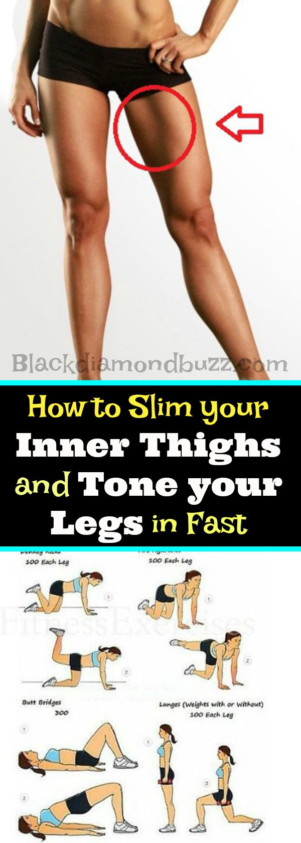 Fitness Motivation How To Slim Your Inner Thighs And Tone Your Legs In Fast In 30 Days These 3743