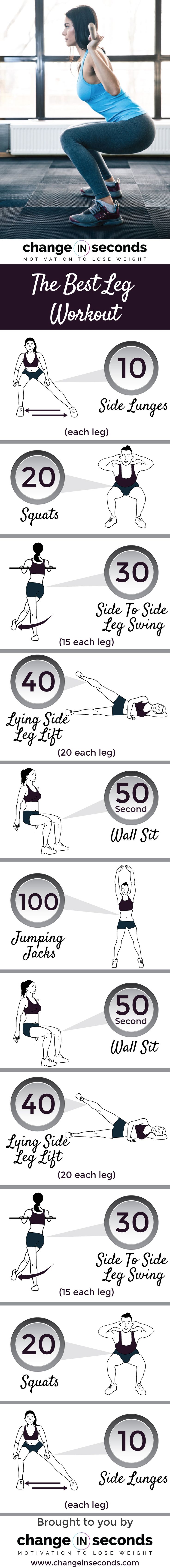 Legs Workout Chart Pdf