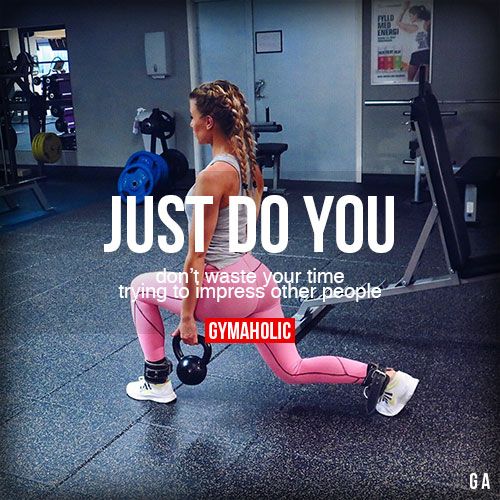 Fitness Motivation : Just Do You Don't waste your time 