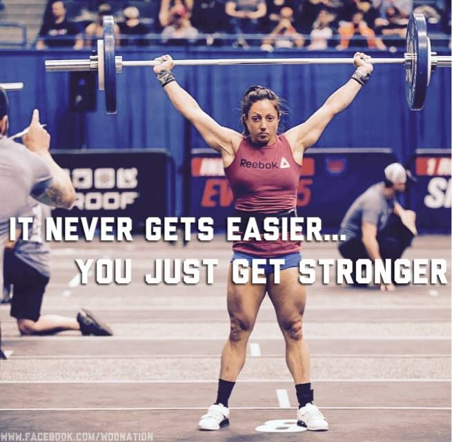 Stronger always. Never easy.