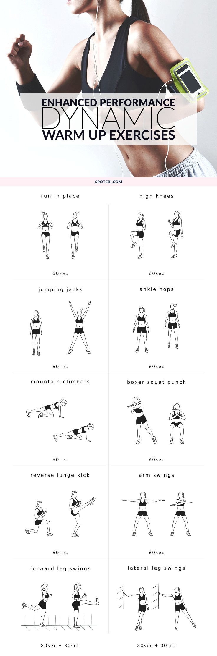 Fitness Motivation : Warm up your entire body at home with these ...