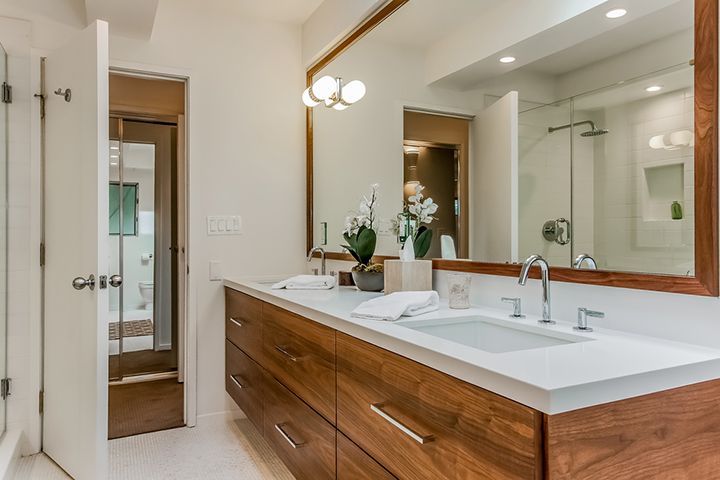 Home  Decor  Inspiration Mid Century  Modern Bathroom  with 