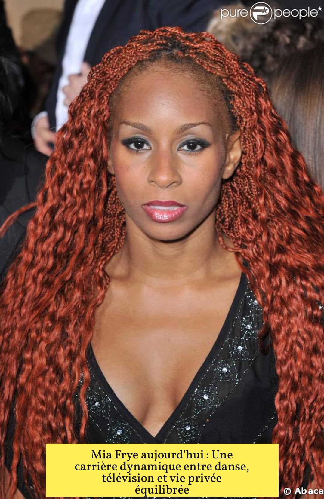 Mia Frye aujourd'hui : Une carrière dynamique entre danse, télévision et vie privée équilibrée