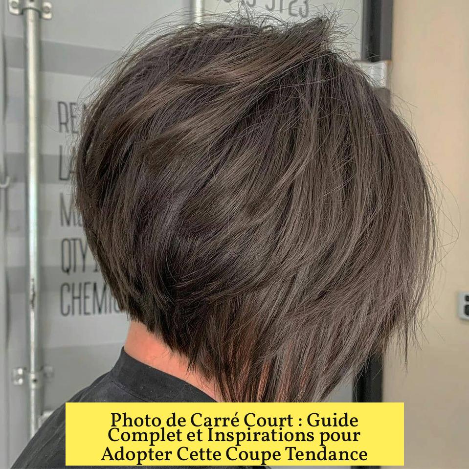 Photo de Carré Court : Guide Complet et Inspirations pour Adopter Cette Coupe Tendance